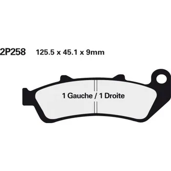 Brzda pro motocykl Zadní brzdové destičky Nissin Honda CBR 1000 F, FP 1993 - 1999 směs ST