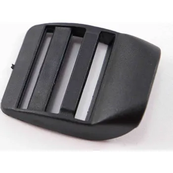 Zkracovač plastový s jazýčkem - černý - průvlek 2,5 cm