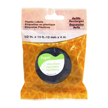 Pásek do tiskárny Kompatibilní páska s Dymo 59421, S0721500 / 91220, S0721520, 12mm x 4m, cerný tisk/bílý podklad