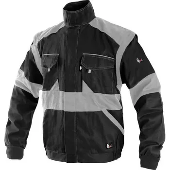 pracovní blůza Blůza pánská montérková CXS-LUXY EDA s odepínatelnými rukávy, černo-šedá, vel. 60, CANIS