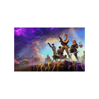 Jedlá dekorace na dort FORTNITE obdelník, VARIANTA Jedlý papír 984