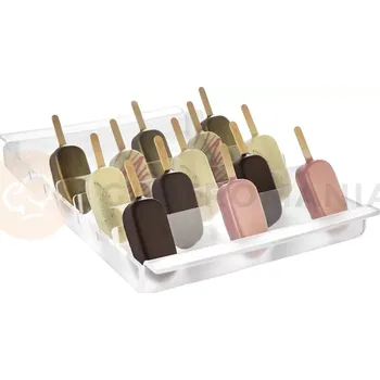 Výroba svíčky Stojan na nanuky z plexiskla - 48 míst, 370x235x39 mm - 10E006 | MARTELLATO, Stecco Moulds