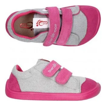 3F Freedom for feet 3F BAREFOOT dětské tenisky 3BE29/6R šedé/růžové Velikost: 30