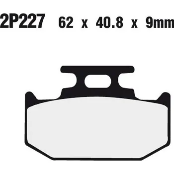 Brzda pro motocykl Zadní brzdové destičky Nissin Yamaha XT 250 2008 - směs ST