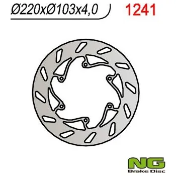 Brzda pro motocykl Zadní brzdový kotouč NG BMW 450 GX 2008 - 2011