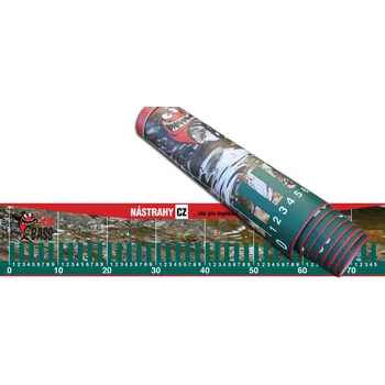 Podložka pod rybu Měřící foto podložka RedBASS - 75 x 15 cm