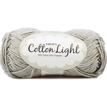 Volný čas Drops Cotton Light 31 světlá šedá