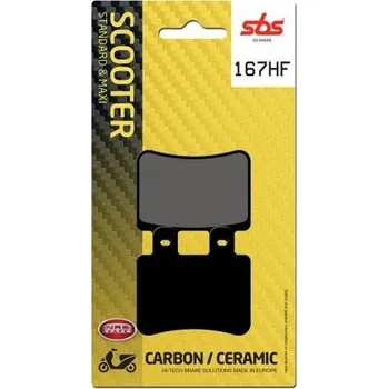 Brzda pro motocykl Zadní brzdové destičky SBS Sherco SE 50 Enduro 2007 směs HF