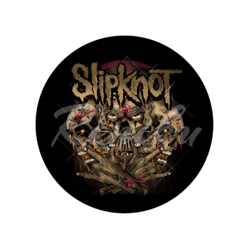 Jedlá dekorace na dort SLIPKNOT lebky, VARIANTA Jedlý papír 480