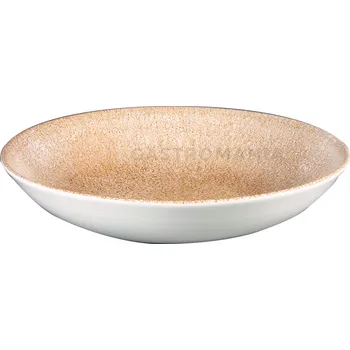 Porcelánová mísa Coupe 426 ml | CHURCHILL, Raku Garnet Orange