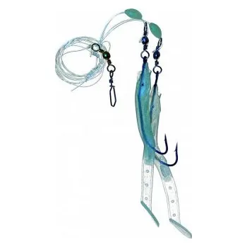 ICE FISH Návazec treskový úhořík fluo 8/0, 2 háčkový