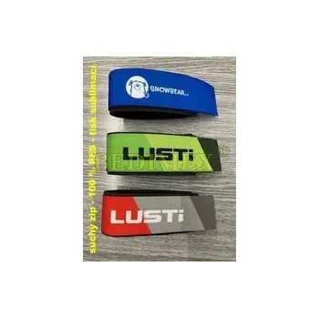 Zip suchý zip 20 mm smyčka bílá-100%PES k sublimaci celé balení