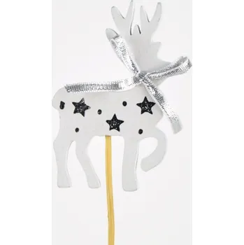 Vánoce Zápich sob s hvězdičkami 8/30 cm