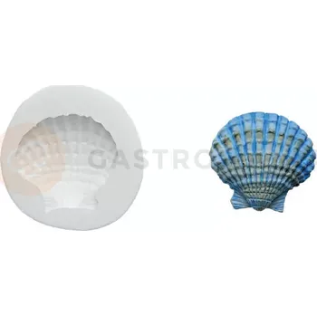 Výroba svíčky Forma na cukrovou hmotu SLK 077 - mušle, 44x47 mm | SILIKOMART, Sugarflex Shell