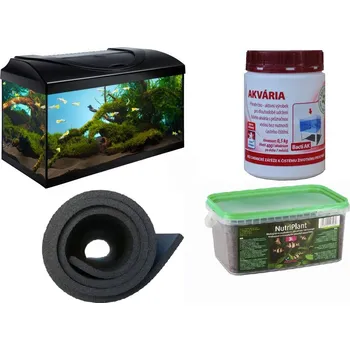 Akvárium Diversa Akvarijní set Creative 25l LED rovný černý Expert by Diversa