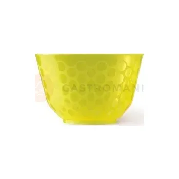 Jednorázové nádobí Miska Scoop na dezerty ze žlutého plastu, 0,1 l, balení 50 kusů | ALCAS, 140/1