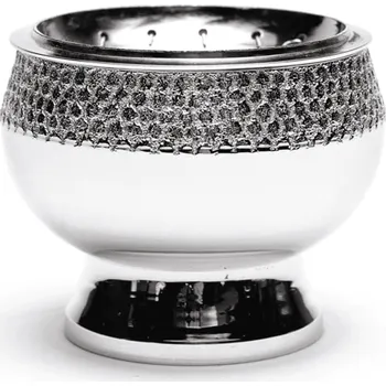 Aroma lampa Milujeme Kameny Kadidelnice kovová - stříbrná barva 100637