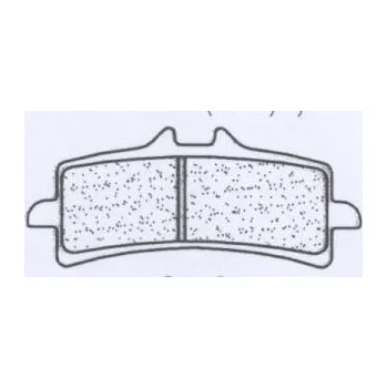 Brzda pro motocykl Zadní brzdové destičky CL-Brakes SUZUKI VL 1500 C Intruder 2002-2003 směs RX3