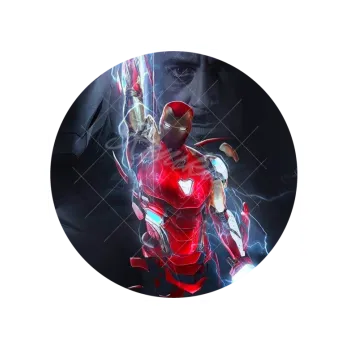 Jedlá dekorace na dort IRON MAN blesk, VARIANTA Jedlý papír 729