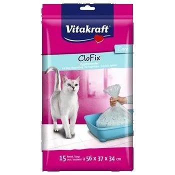 Vitakraft náhr.sáčky do Wc pro kočky CloFix 15ks