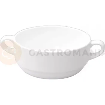 Servírovací stolek Porcelánová miska na polévku s oušky 275 ml | ALCHEMY, Alchemy White