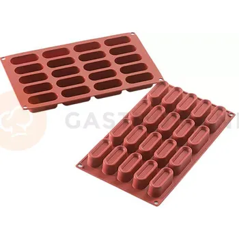 Kuchyňská sůl Silikonová forma SF179 MINI DESSERT OVAL, oválné tvary 60x24,5x23 mm, 20 ks | SILIKOMART, Ellipse