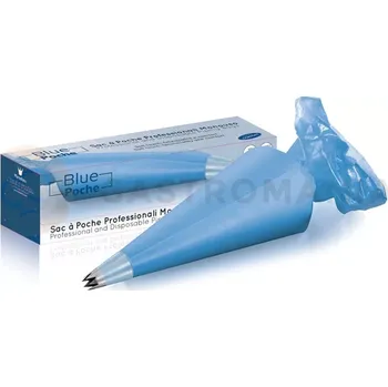 Výroba svíčky Sada jednorázových cukrářských sáčků - 100 kusů 55 cm, tloušťka 80 mikronů - 50-2055 | MARTELLATO, Blue Poche