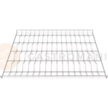 Dětská kaše Chromovaný velmi lehký rošt, 5 prohlubní 600x400x27 mm | UNOX, BAGUETTE.GRID