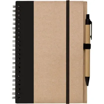 Zápisník Reklamní LIBRO A5 zápisník s tužkou, černá