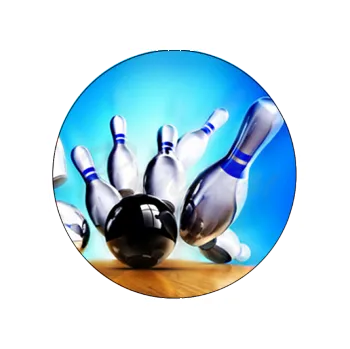 Jedlá dekorace na dort KUŽELKY, VARIANTA Jedlý papír 334