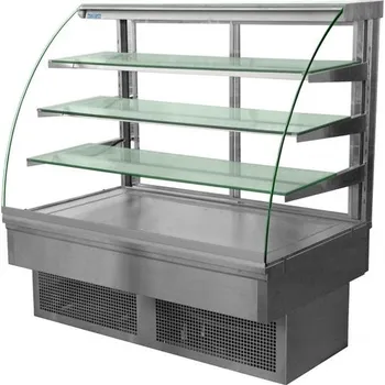 Neutrální cukrárenská vitrína Jamajka INOX 0.9