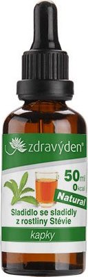 Sladidlo kapky 50ml, natural