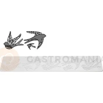 Výroba svíčky Silikonová podložka na krajky, ptáčci 80x400x1,8 mm | SILIKOMART, TRD13 Birds