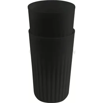 Plastový hrnek 0,4 l, černý | APS, To Go