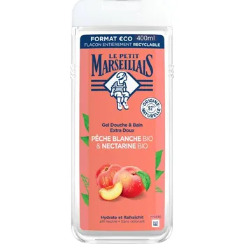 Sprchový gel LE PETIT MARSEILLAIS BIO sprchový gel BÍLÁ BROSKEV 400ml