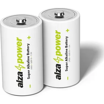 Článková baterie AlzaPower Super Alkaline LR20 (D) 2ks