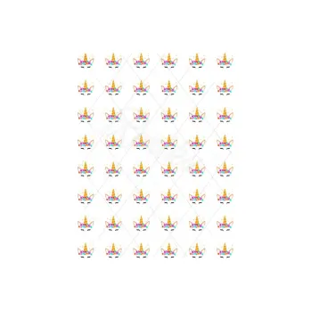 Jedlá dekorace na dort JEDNOROŽEC s23