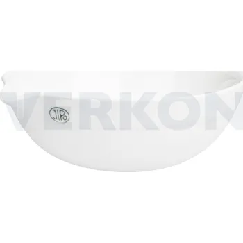 Miska odpařovací porcelánová, hluboká s výlevkou, Objem [ml]: 1000, Průměr [mm]: 200, Výška [mm]: 80