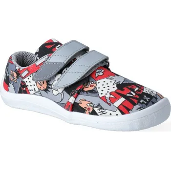 Dětská sportovní obuv Beda Beda barefoot BF 0001/TEX/W Comics 24