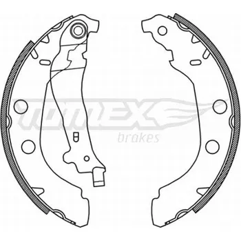 Brzdová čelist Sada brzdových čelistí TOMEX Brakes 21-15