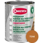 Nátěr na dřevo na vodní bázi OWATROL AQUATHERM – odstín TEAK - 5 l