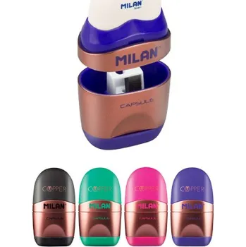 Guma s ořezávátkem MILAN Capsule Copper Milan
