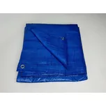 PE krycí plachta s oky 80g/m², modrá, 10x15m