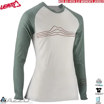cyklistický dres Dámský dres na kolo Leatt MTB All-Mtn 3.0 Jersey Womens Pistachio 2023 M