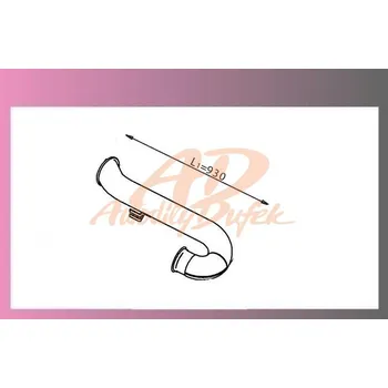 Výfuková trubka trubka výf.DAF 95XF z tlumiče-DINEX