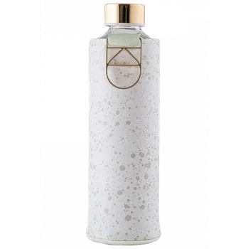 Láhev Skleněná láhev EQUA s koženým obalem Mismatch Essence