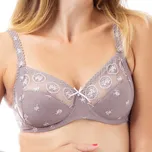 Louisa Bracq - Chantilly podprsenka vysoká nevyztužená taupe 95H 440-01