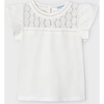 Dívčí tričko dětské tričko s krajkou Mayoral 3078-46 velikost 104