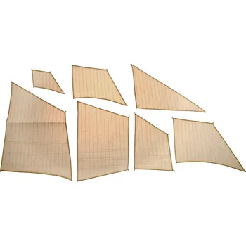 RC model lodě MAMOLI Le Coureur 1776 1:54 - sada plachet