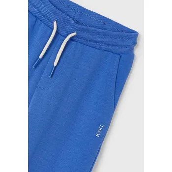 Oblečení a móda Teplákové kalhoty Mayoral 742 šedé, zelené, modré barva: modrá, Rozměr: 122